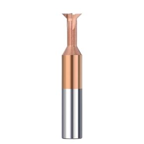 End Mill 45 60 Degrees 1.5-16mm Carbide Dovetail Milling Cutter Slotting Machining Tool for Metal Router Tools(45 Degrees,ALTIAN Coating_6.0MM) in Kuwait