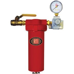 RTI Reading Technologies 6950B Stealth Series 1-Stage Air Tool Saver، 1/2 بوصة مدخل NPT، 1/4 بوصة مخرج NPT، 60 scfm كحد أقصى، 1 um in Kuwait