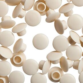 WidgetCo 5/16" and 8mm Almond Hole Plugs, Conceal Most Holes in Plastic, Wood, Metal & Fiberglass (Qty 25) in Kuwait