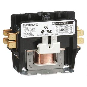 Square D 120VAC Definite Purpose Contactor; No. of Poles 2, 30 Full Load Amps-Inductive in Saudi Arabia