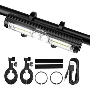 900/1750LM Bike Lights for Night Riding, Rechargeable Bicycle Headlight with Phone Charging, IPX4 Waterproof Aluminum MTB Light for Mountain Trails, Commuting & Road Cycling in Saudi Arabia