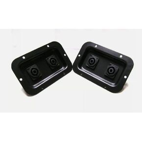 LASE (2) Two Jack Plates with Dual SpeakON NL4 for PA Speakers/Cabinets in Saudi Arabia