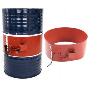 Electric Drum Heater Pad with Temperature Control, 970×120mm Silicone Heating Wrap for 55 Gallon Barrel, Durable Heating Band for Metal Drums, Efficient Heat Solution in Kuwait