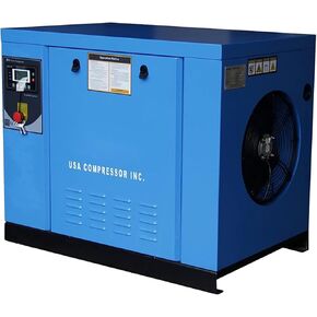 PACK7-TA Rotary Screw Air Compressor, 10HP (7.5kW), 35 CFM, 125 PSI, 460V 3-Phase, All-in-One Air Compressor System with 80 Gallon ASME Tank & Air Dryer in Saudi Arabia