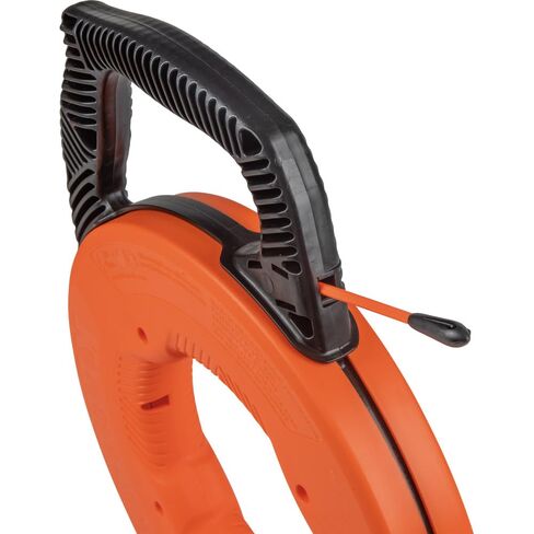 شريط سمكة كهربائي غير موصل 56383 من Klein Tools، ساحبة أسلاك من الألياف الزجاجية متعددة الأخدود، طرف من النايلون، غطاء ومقبض محسن، 100 قدم in Kuwait