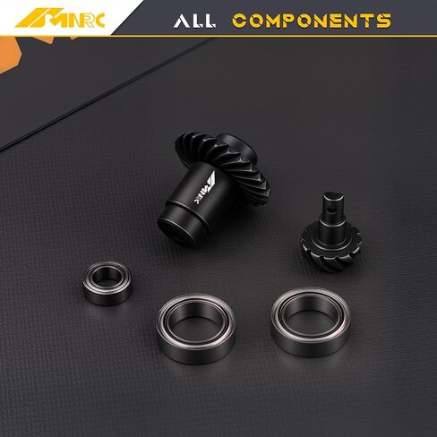 2 قطعة ترس حلزوني تفاضلي من الفولاذ 12T/24T متوافق مع FMS 1/24 1/18 FCX24 FCX18 جزء ترقيات السلسلة in Kuwait