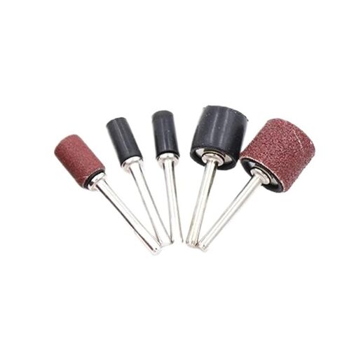52 قطعة مجموعة طبلة الصنفرة الحصباء ساندر طبل مغزل الروتاري مسمار لقمة ثقب الأدوات الكهربائية (50 قطعة) 6.35/9.5/12.7 مللي متر + (2 قطعة) 2.35 مللي متر (180GRIT_S) in Kuwait
