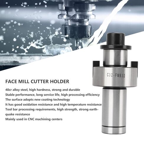 Face Mill Cutting Machine Holder, 40cr Alloy Steel, Shock, Hardness, CNC Tool for Metal Processing, Wide Application in CNC Machining Centers, Durably and in Saudi Arabia