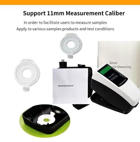Digital Spectrophotometers Color Difference Meter Test Equipment with Φ11mm Caliber Accuracy 0.01 High Repeatability dE*ab≤0.02 Integrated Physical Positioning Holes Structure D/8 SCI SCE in Kuwait