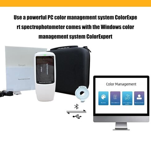 Horizontal Colorimeter Spectrophotometer with High Repeatability Accuracy dE*ab≤0.02 Structure D/8 SCI SCE 1s Measure Time ASTM ISO 10000 Items Mass Storage in Kuwait