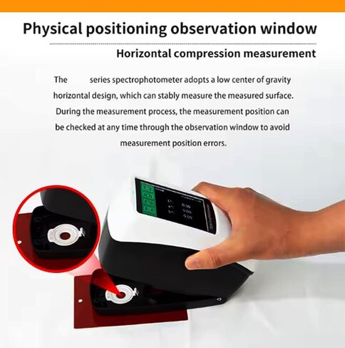 Horizontal Colorimeter Spectrophotometer with High Repeatability Accuracy dE*ab≤0.02 Structure D/8 SCI SCE 1s Measure Time ASTM ISO 10000 Items Mass Storage in Kuwait
