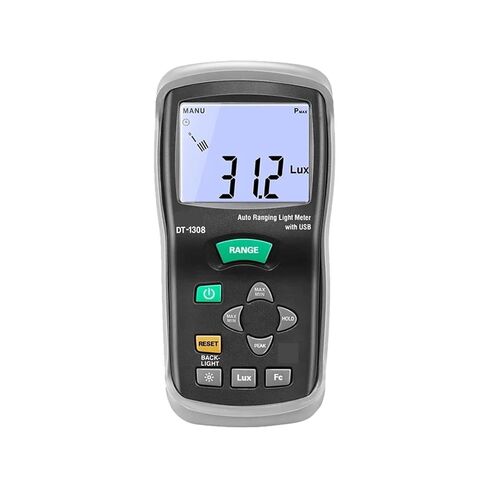 لوكس متر، مطياف DT-1308 المحمولة مضواء الإضاءة متر الإنارة وظيفة الإضاءة الخلفية in Kuwait