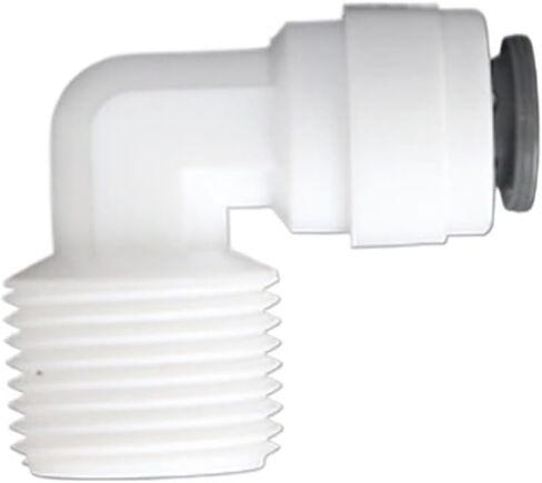 1/4" 3/8" Hose Tube RO Water Elbow/Equal Straight Check Valve/Straight Bulkhead Reverse Osmosis Aquarium Plastic Quick Fitting(6060) in Kuwait