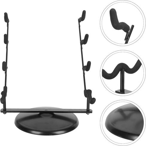 BESPORTBLE Desktop Dizi Holder Iron Flute Stand round Base Flute Organizer Rack for Wind Instrument Display and Household Storage in Kuwait