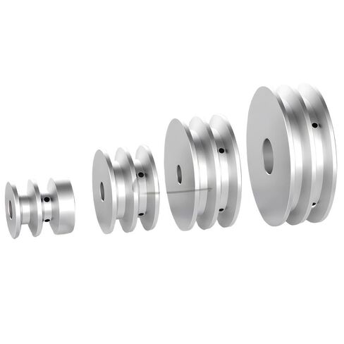 Diameter 60mm V-Belt Pulley A-Type Double Groove Aluminum Alloy Motor Spindle Drive Pulley(Bore Diameter 20mm) in Kuwait