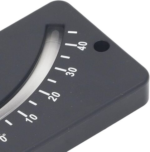Asixxsix Tube Clinometer, -40 to 40 Degree Range Angle Inclinometer, Inclinometer with Fixing Hole for Horizontal Micro Angle Testing Compact Size ABS Housing Clear Damping Liquid Reading in Kuwait