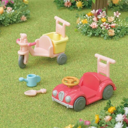سلسلة Sylvanian Families للدراجة الثلاثية وأثاث السيارات in Kuwait