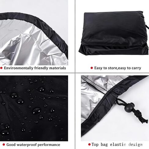 Robotic Pool Cleaner Caddy Cover for Ultenic Pooleco20 2024-2025, Waterproof All Weather Pool Vacuum Cleaner Trolley Protector Cover with Drawstring & Carry Handle in Kuwait