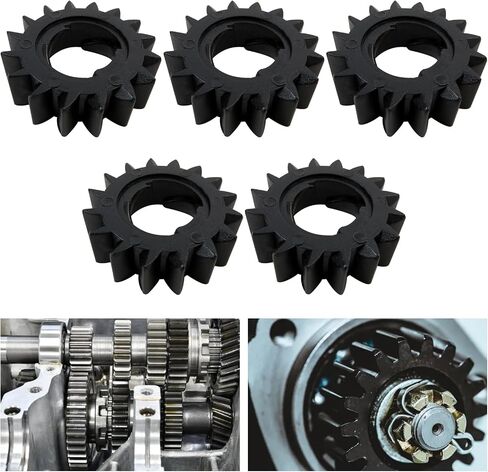 5 Pieces Starter Gear - 16 Teeth, Outer Diameter 1 5/8" - Compatible with Briggs and Stratton Engine Models 326437, 350442, 350447, 350772, 350776, 350777, 351442, 351447, 351777, 380777 in Kuwait