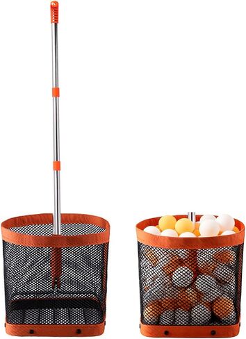 WIGERLON Ping Pong Ball Picker Holds 150 pcs Balls, Table Tennis Ball Picker for Training, Ping Pong Ball Picker Upper for Coach and Player in Saudi Arabia