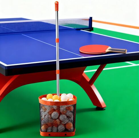 WIGERLON Ping Pong Ball Picker Holds 150 pcs Balls, Table Tennis Ball Picker for Training, Ping Pong Ball Picker Upper for Coach and Player in Saudi Arabia