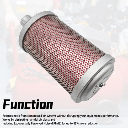 M07 Air Compressor Muffler 3/4" NPT Male Fit for Dryer, Air Compressor, Compressed Air System in Kuwait