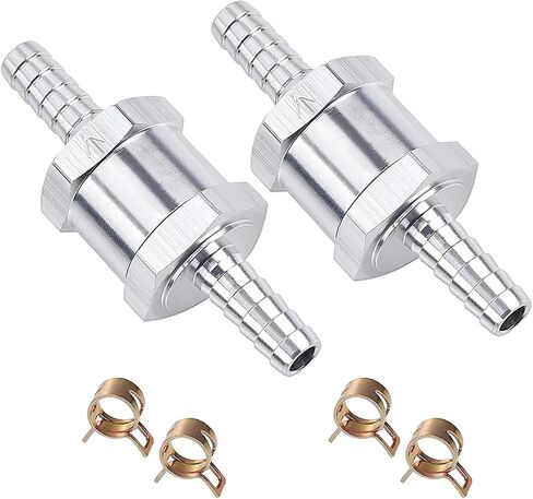 3/8" Fuel Check Valve One Way Inline Non-Return Valve for Diesel, Gasoline, Oil, Water, 10mm OD, 1 Pc (10mm, 1) in Kuwait