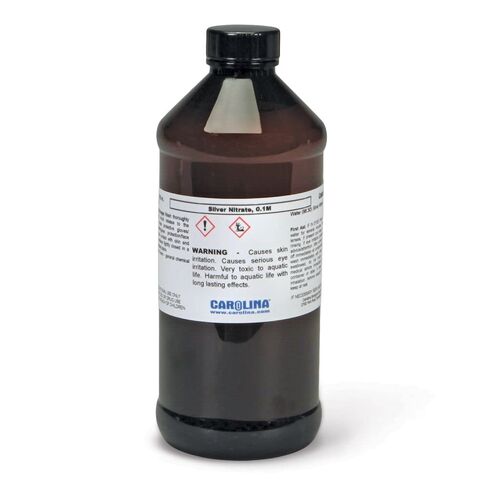 Silver Nitrate Solution, 0.1 M (2%), Laboratory Grade, 500 mL in Kuwait