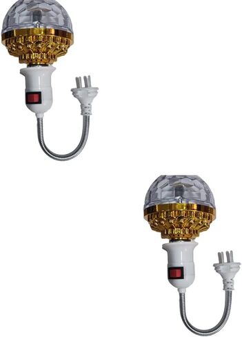 Magik 1-2 Pack Colorful Rotating Magic Ball Light Colorful DJ Party Bulb Sockets (2 Pack) in Kuwait