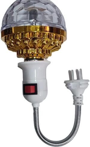 Magik 1-2 Pack Colorful Rotating Magic Ball Light Colorful DJ Party Bulb Sockets (2 Pack) in Kuwait