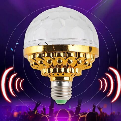 Magik 1-2 Pack Colorful Rotating Magic Ball Light Colorful DJ Party Bulb Sockets (2 Pack) in Kuwait