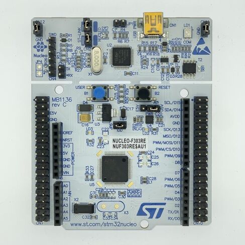 STM32F303RET6 MCU، ARM Cortex M4F core، STM32 Nucleo-64، يدعم اتصال Arduino وST Morpho in Kuwait
