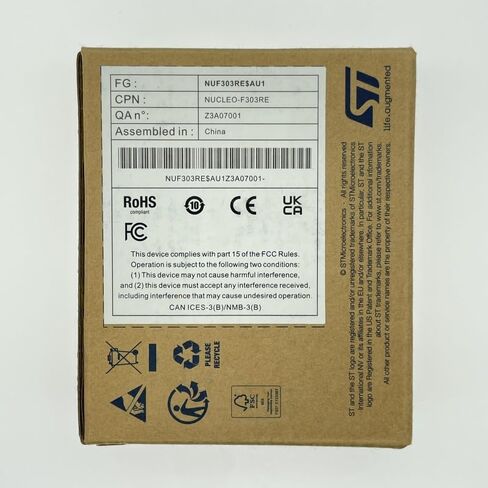 STM32F303RET6 MCU، ARM Cortex M4F core، STM32 Nucleo-64، يدعم اتصال Arduino وST Morpho in Kuwait