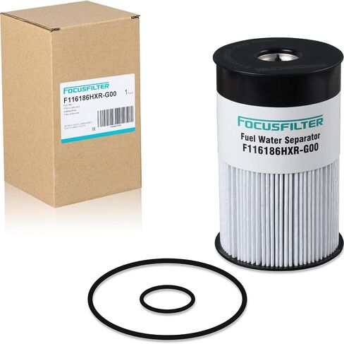 فلتر فاصل مياه الوقود من فئة OEM من FOCUSFILTER FS20175، حماية 50 ألف ميل، يناسب محركات ديترويت DD13، DD15 وDD16، يستبدل A0000385007، SN 40929 in Kuwait