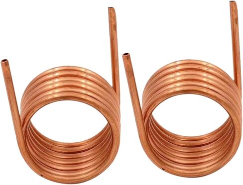 jojofuny 2pcs Soft Copper Tubing Coil 2m X 4 * 0.5mm Refrigeration Copper Tube Air Conditioner for Freezer and Hvac Applications in Kuwait