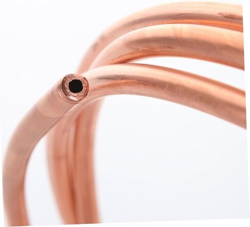 jojofuny 2pcs Soft Copper Tubing Coil 2m X 4 * 0.5mm Refrigeration Copper Tube Air Conditioner for Freezer and Hvac Applications in Kuwait