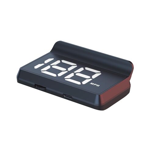 W2 White Heads Up Display for Cars, 3.5" Large Screen Auto Dimming HUD with Sunshade, USB Powered Digital GPS Speedometer, Plug and Play for All Vehicles in Saudi Arabia
