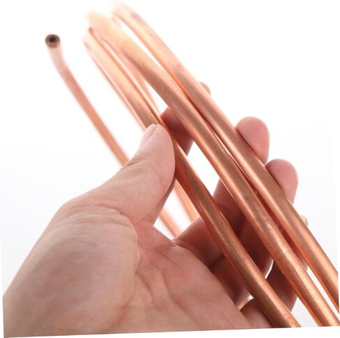 jojofuny 2pcs Soft Copper Tubing Coil 2m X 4 * 0.5mm Refrigeration Copper Tube Air Conditioner for Freezer and Hvac Applications in Kuwait