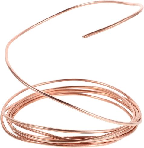 5 Meter Soft Copper Tube Coil 1.6mm Outer Diameter 0.6mm Inner Diameter Pure Copper for Air Conditioning and Refrigeration DIY in Kuwait