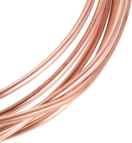 5 Meter Soft Copper Tube Coil 1.6mm Outer Diameter 0.6mm Inner Diameter Pure Copper for Air Conditioning and Refrigeration DIY in Kuwait