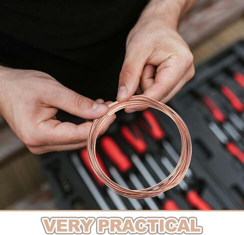 أنبوب نحاسي ناعم من SEWACC بقطر 1.6 مم × 0.6 مم معرف وملف 5 متر - خرطوم تبريد نحاسي نقي غير ملحوم لمشاريع التدفئة والتهوية وتكييف الهواء والثلاجة in Kuwait