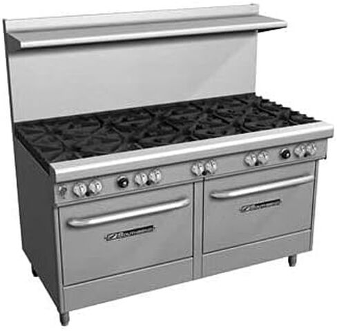 Southbend 4603AD-2CL 60 بوصة نطاق غاز للمطاعم مع 6 شعلات مقلية على شكل نجمة، شواية يسارية 24 بوصة، (1) فرن حراري و(1) فرن قياسي in Kuwait