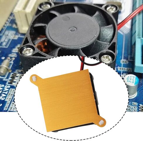 اصنع فكرة عن مروحة مشعاع ألومنيوم XH2.54 DC5V 40 مم متوافقة مع نظام تبريد مجموعة شرائح Northbridge in Kuwait
