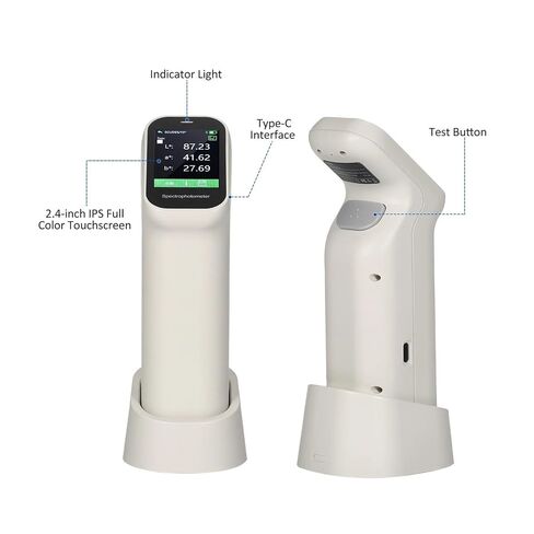 Spectrometer, Portable Rechargeable Colorimeter Chromometer Handheld Spectrophotometer Color Meter Auto Calibration Color Difference Tester in Kuwait