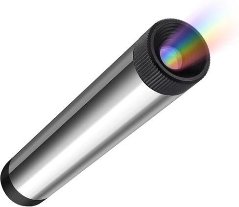 Handheld Diffraction Spectroscope for Gemstone Identification, Full Spectrum Prism with 8mm Eyepiece, Ideal for Antique Jewelry and Gem Fairs in Kuwait