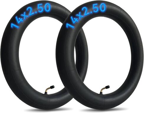 2-Pack 14x2.50 Inner Tube 14 Inch Inner Tube Bent Valve Stem in Kuwait