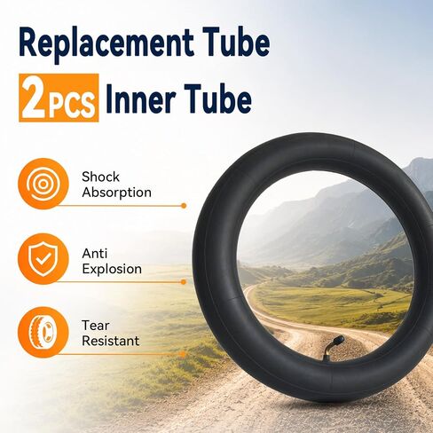2-Pack 14x2.50 Inner Tube 14 Inch Inner Tube Bent Valve Stem in Kuwait