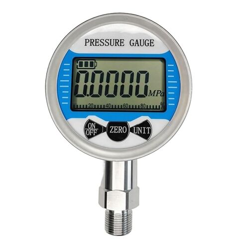 1pcs 1/4 Thread 100Mm Dial 0-60Mpa Gas Water Oil Air Fuel Pressure Measurement Gauge LCD Display in Saudi Arabia