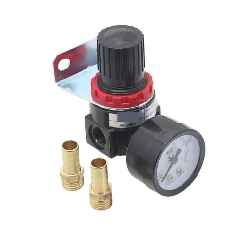 1pc AR2000 G1/4'' Pneumatic Air Pressure Relief Control Compressor Regulator Treatment Units Valve with Gauge Fitting Wholesale(Fine AR2000) in Kuwait