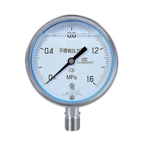 1 قطعة YNBF-100 قياس الضغط المقاوم للصدمات من الفولاذ المقاوم للصدأ-0.1-60MPa قياس الضغط المقاوم للتآكل (0.1MPa) in Kuwait